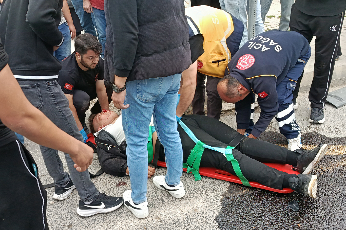 Malatya'da otomobil ile motosiklet çarpıştı: Bir ağır yaralı