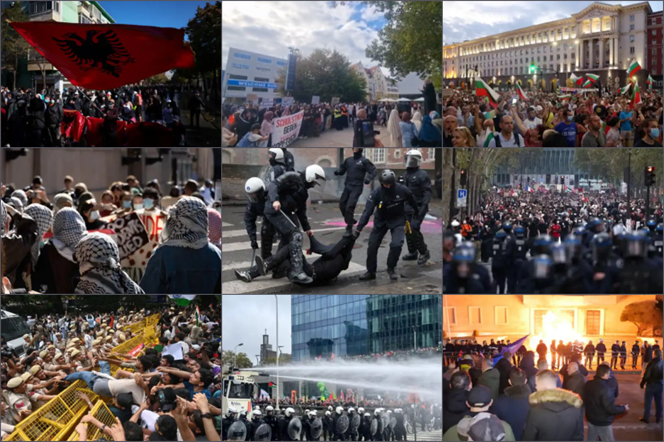 Avrupa genelinde öfke ve protesto dalgaları büyüyor