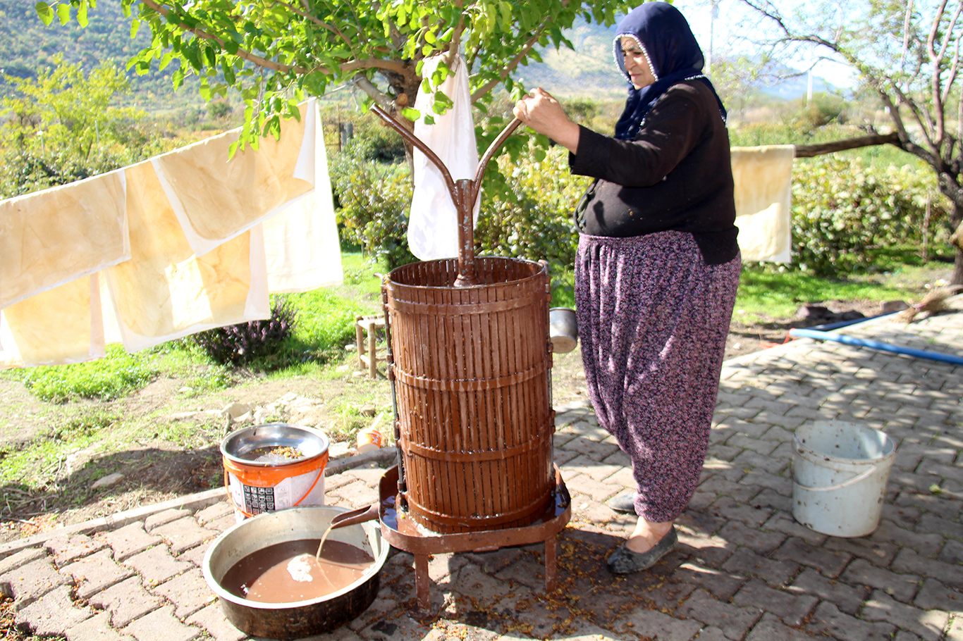 Yaklaşık 3000 yıllık geleneği sürdürüyorlar: pestil, sucuk, kesme, pekmez...
