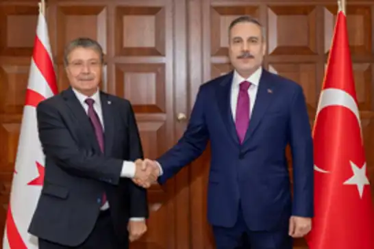 Bakan Fidan, KKTC Başbakanı Üstel ile görüştü