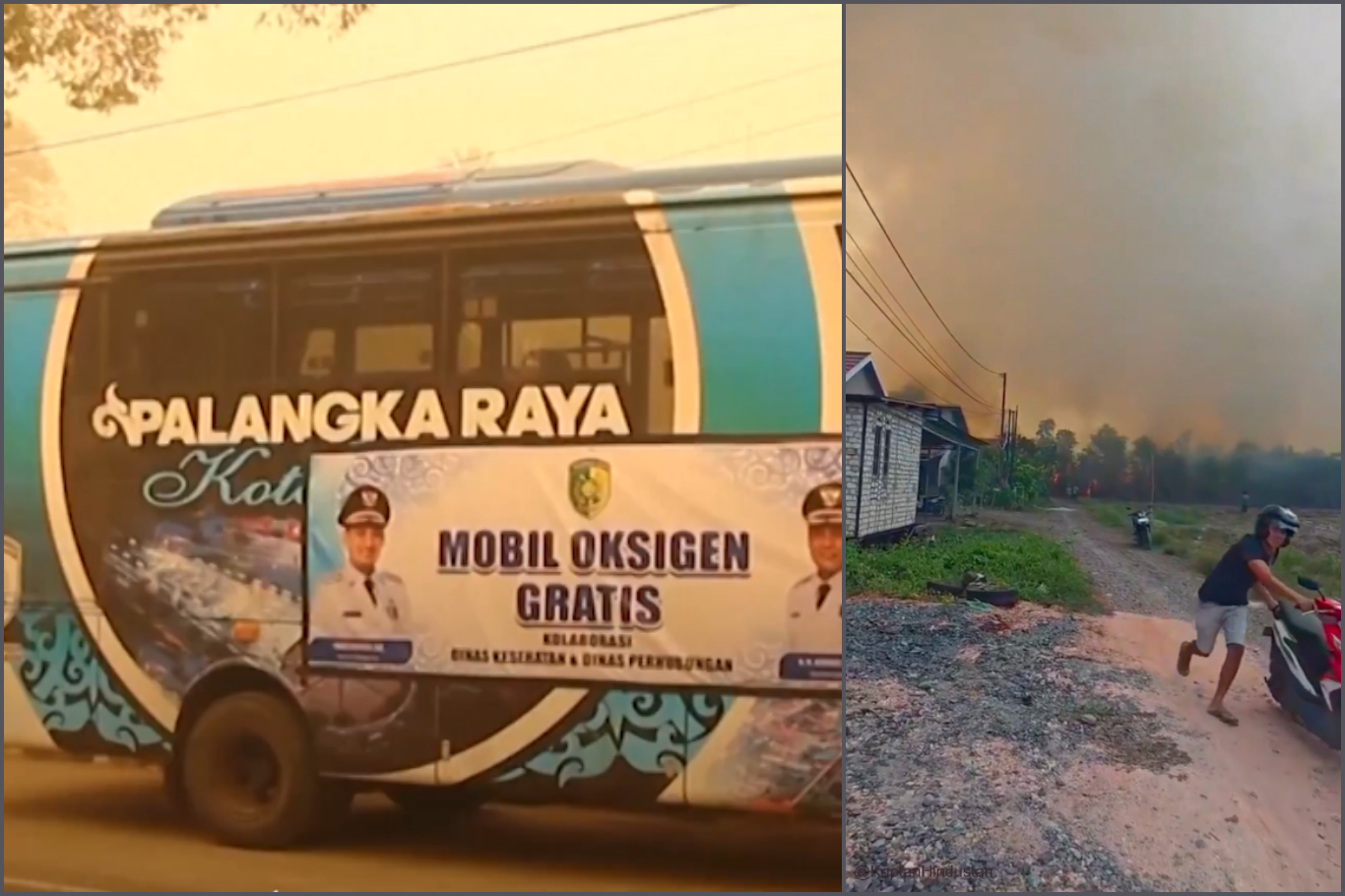Indonesia deploys oxygen bus as forest fire haze triggers health crisis