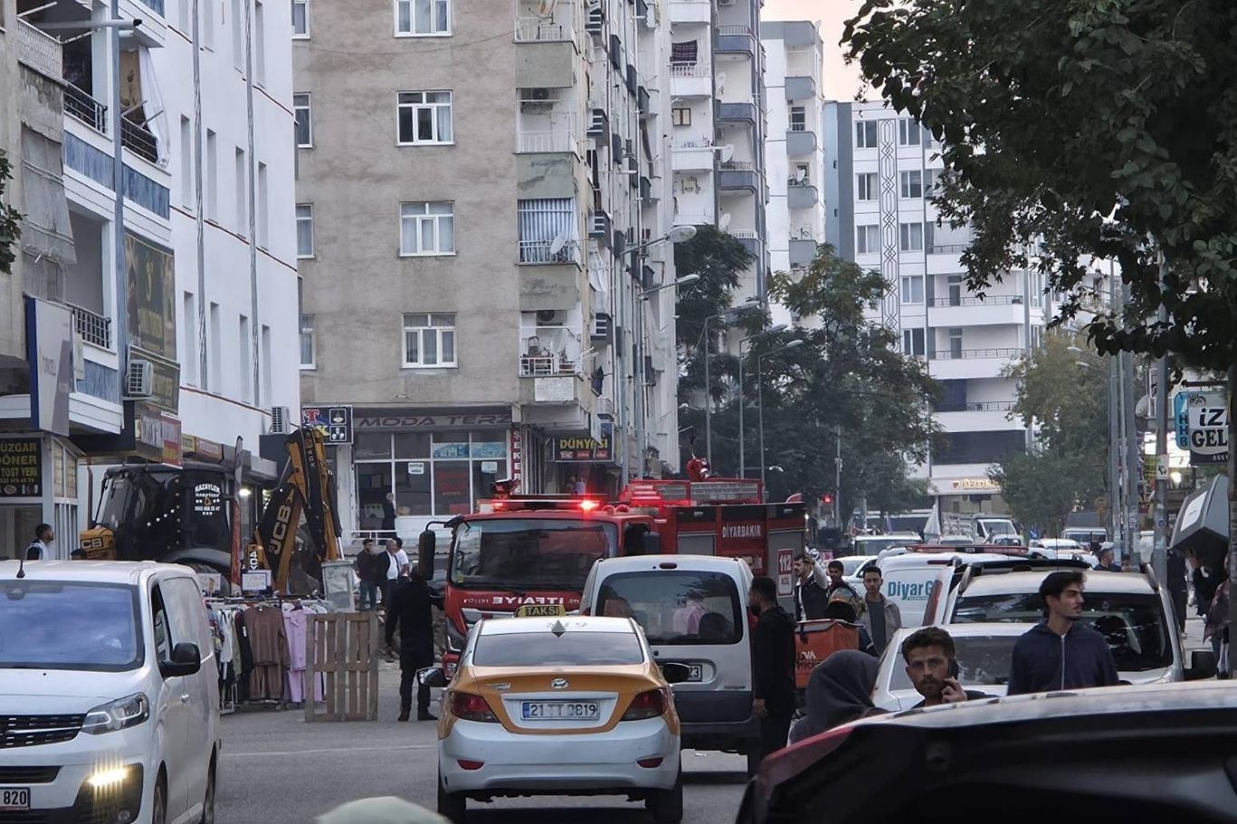 Diyarbakır'da kazı sırasında doğal gaz ana hattı patladı