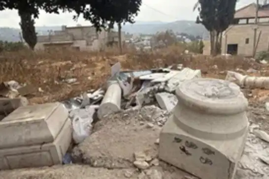 Siyonist rejim Batı Şeria'da şehitlerin anıtlarını hedef alıyor
