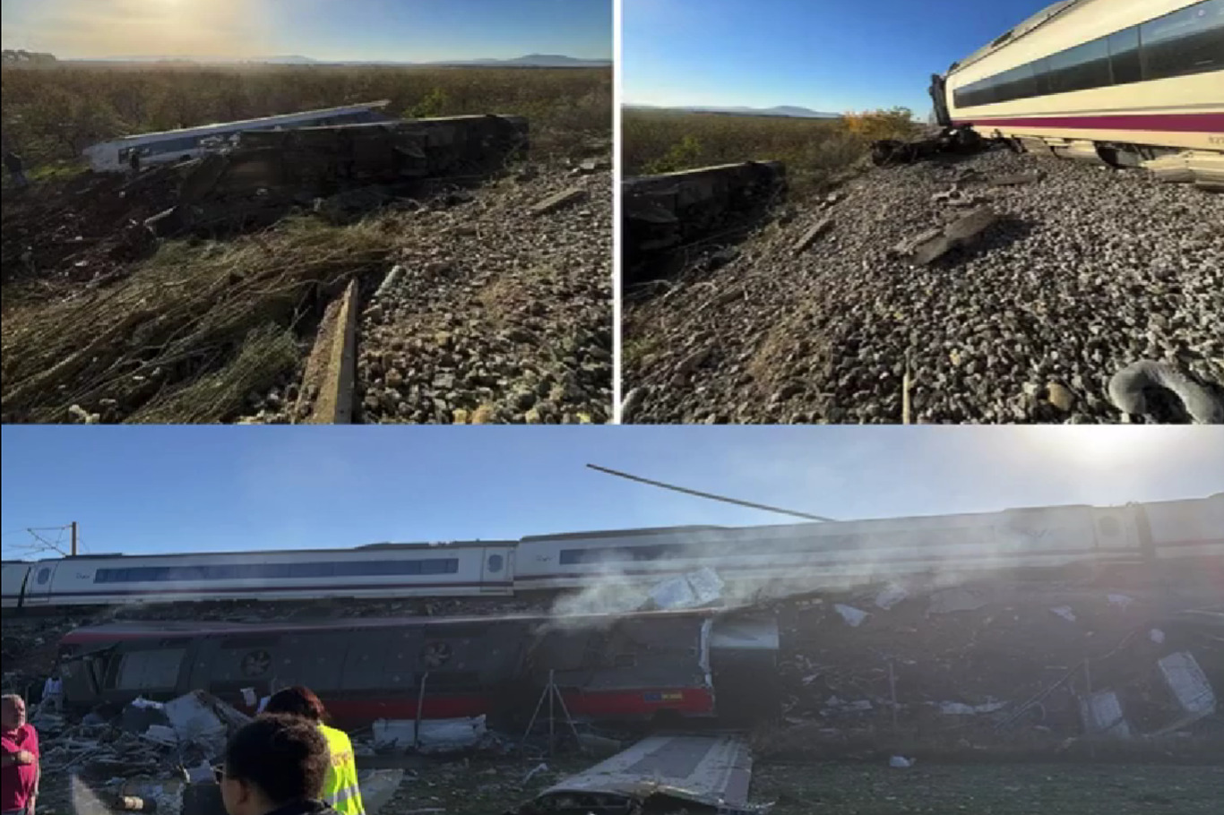 Dozens feared dead as two high-speed trains collide in Spain