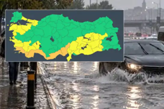 Meteorolojî ji bo 29 bajaran hişyariya zer û porteqalî da