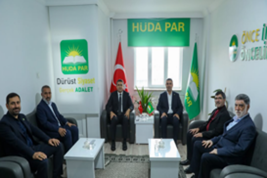 Bingöl Belediye Başkanı Arıkan'dan HÜDA PAR İl Başkanlığına ziyaret