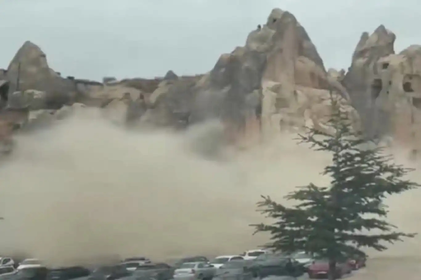 Two killed after fairy chimney collapses in Cappadocia