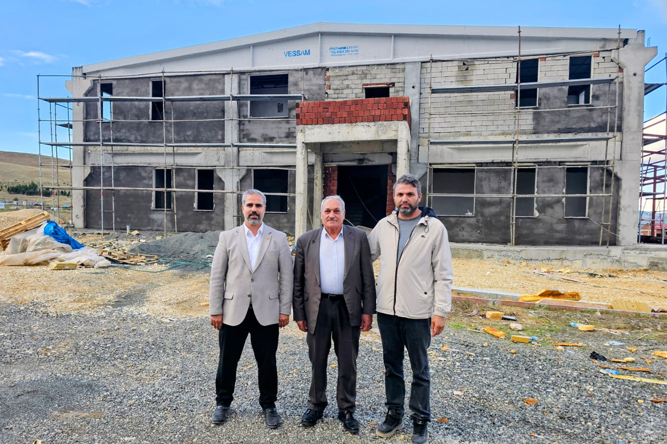 HÜDA PAR heyetinden Kovancılar'daki sel bölgesine ziyaret