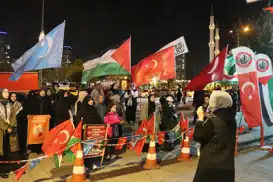 Filistin direnişine direnişle destek: 341 gündür eylemlerini sürdürüyorlar