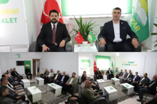 AK Parti Heyetinden HÜDA PAR Bingöl İl Başkanlığına ziyaret