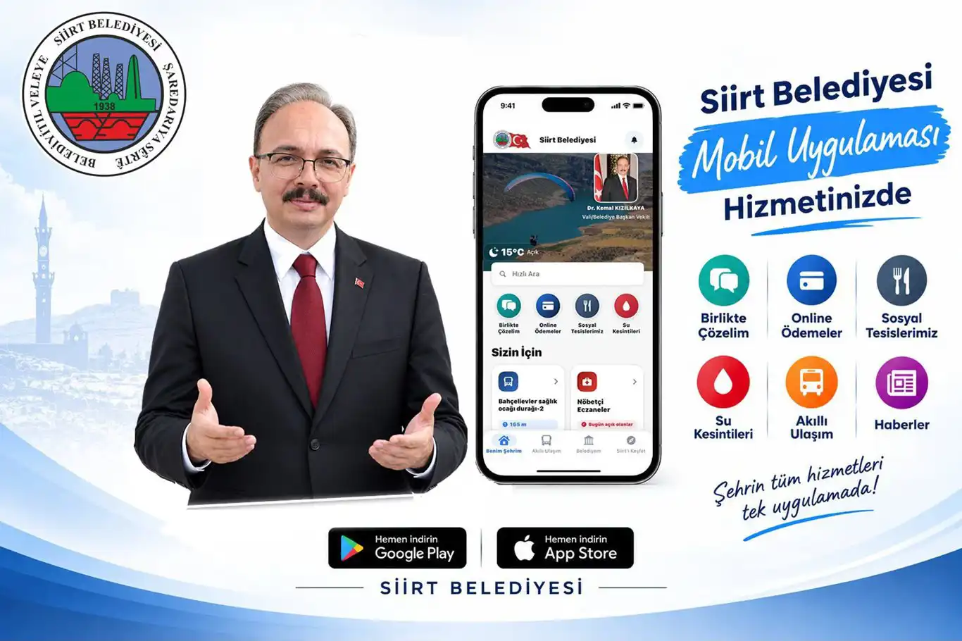 Siirt’te belediye hizmetleri tek uygulamada toplandı