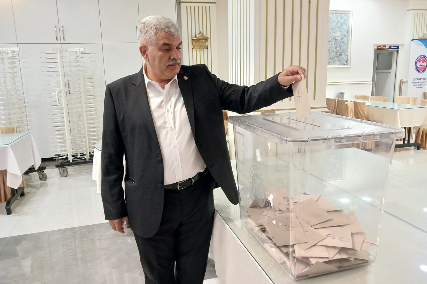 Diyanet-Sen Malatya Şubesinde Mehmet Engin yeniden başkan seçildi