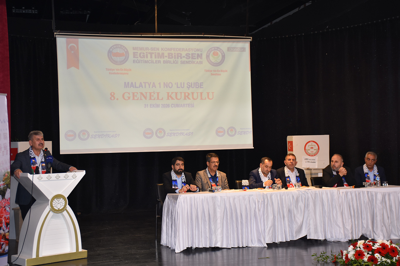 Eğitim-Bir-Sen Malatya 1 No'lu Şube Başkanlığına Şahin Kartal seçildi