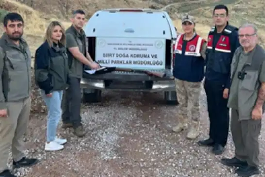 Siirt'te kaçak avlanan kişiye işlem yapıldı