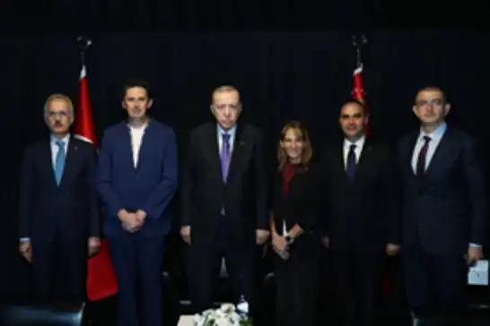 Cumhurbaşkanı Erdoğan, SpaceX yöneticilerini kabul etti
