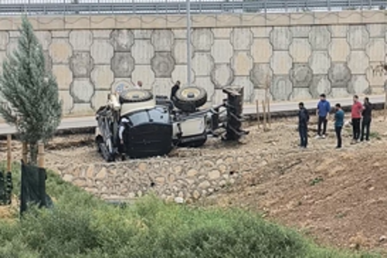 Batman'da kepçe devrildi