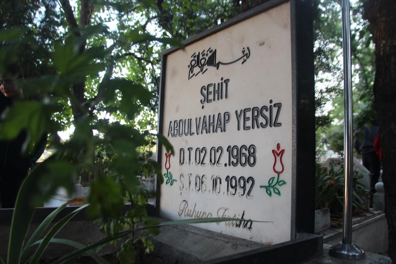 Şehadet mektebinin öğretmeni Abdulvahap Yersiz kabri başında yad edildi