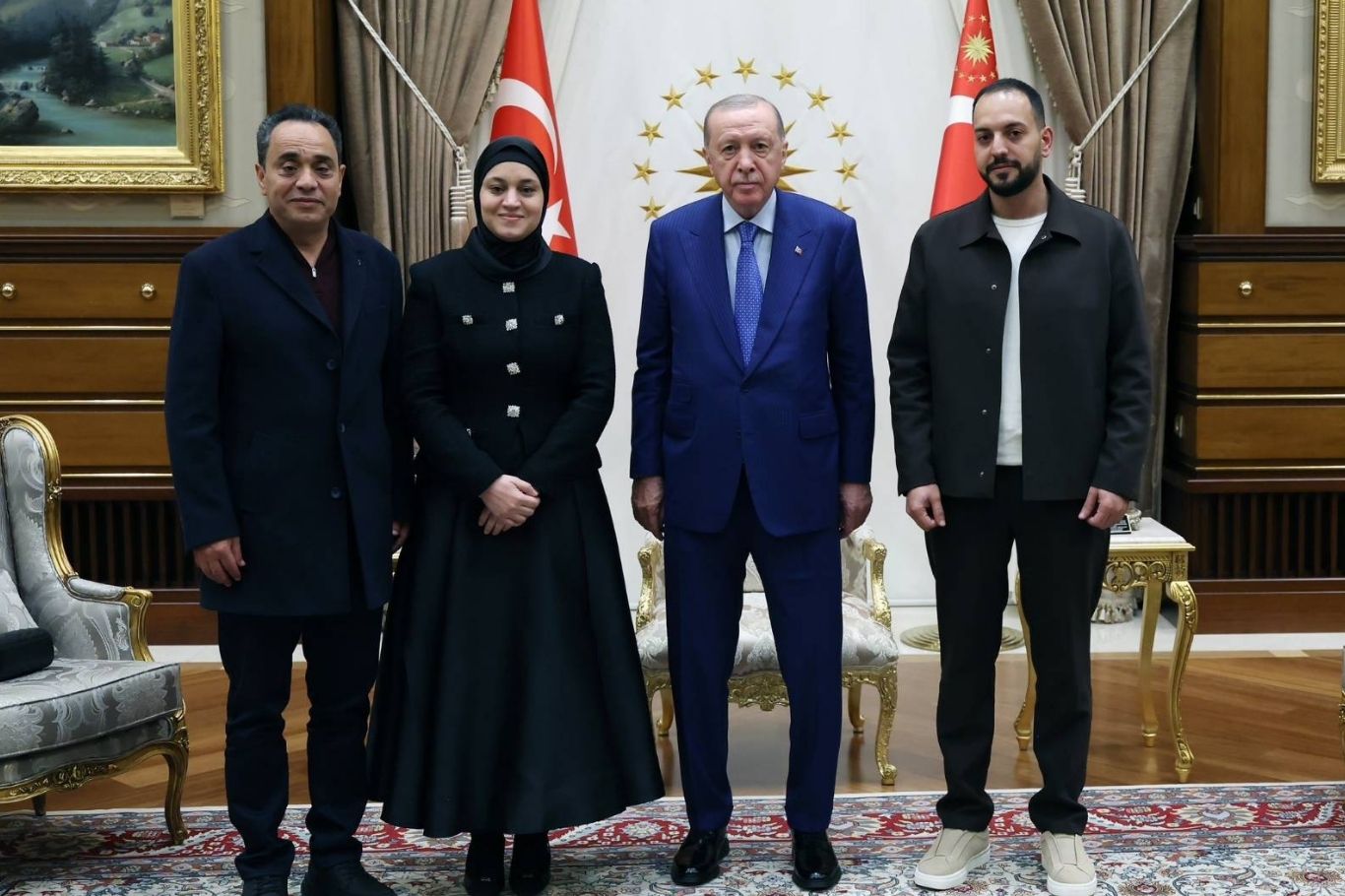 Erdoğan receives family of slain Palestinian child Hind Rajab in Ankara
