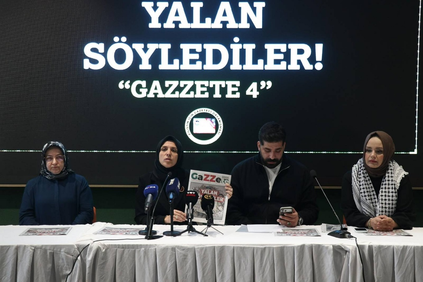 Filistin İçin Gazeteci Dayanışması Sözcüsü Cahide Hayrunnisa Çiçek