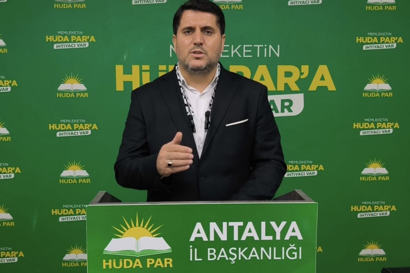 HÜDA PAR Antalya İl Başkanı Durmaz'dan Gazze mesajı: Gün mazlumların yanında bulunma günüdür