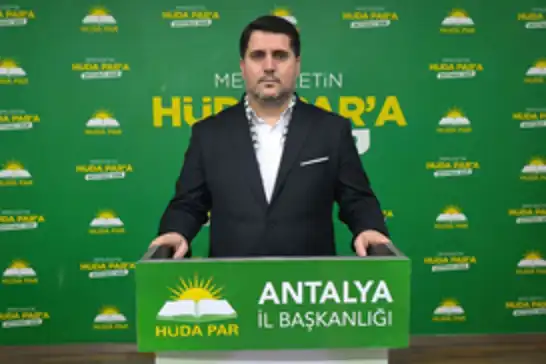 HÜDA PAR Antalya İl Başkanı Durmaz'dan Gazze mesajı: Gün mazlumların yanında bulunma günüdür