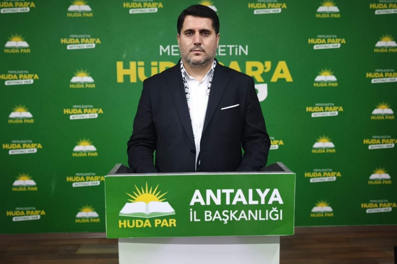 HÜDA PAR İl Başkanı Durmaz'dan Gazze mesajı Gün mazlumların yanında bulunma günüdür