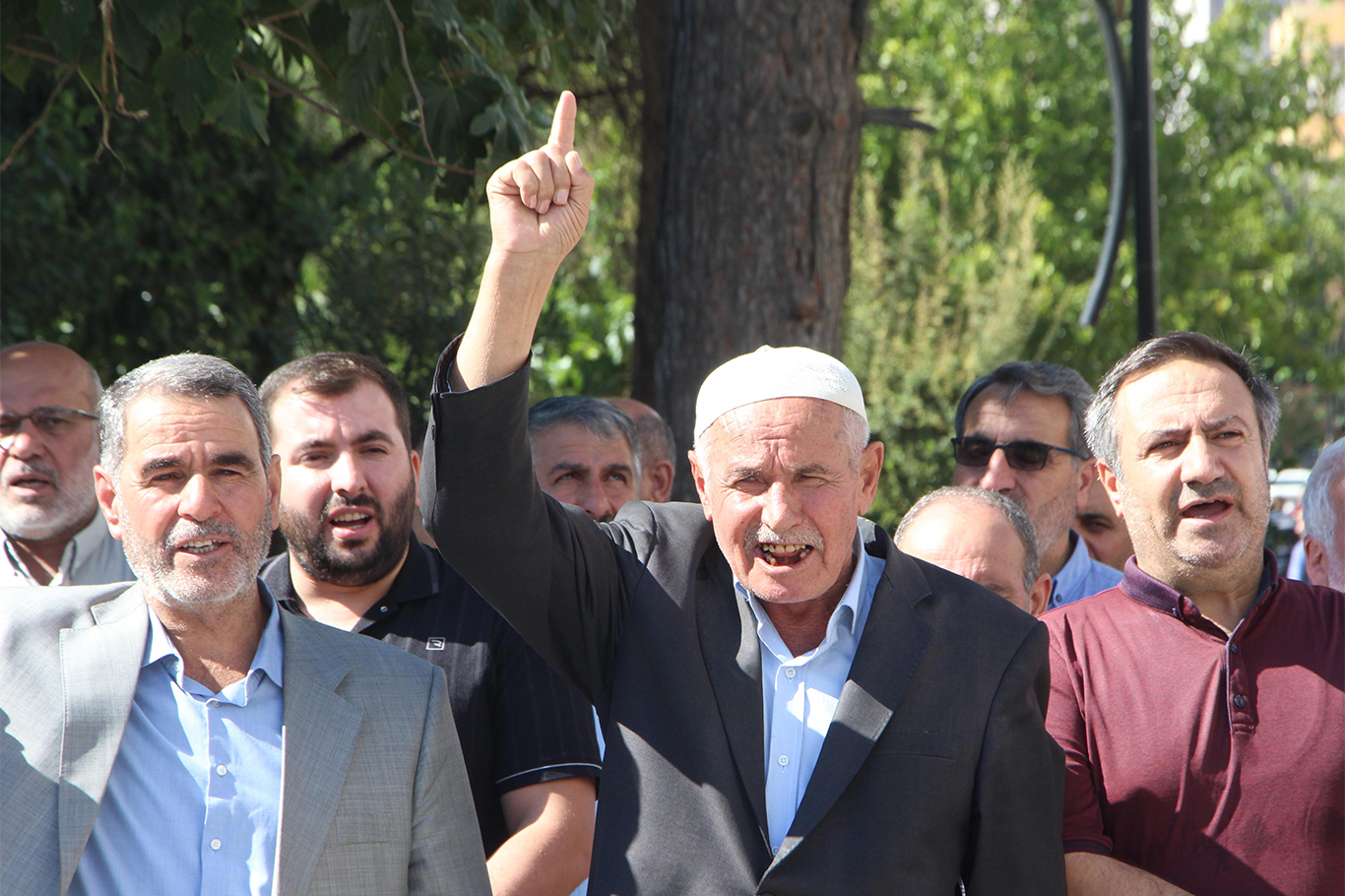 Mardin Kızıltepe’de Aksa Tufanı’nın yıl dönümünde basın açıklaması düzenlendi