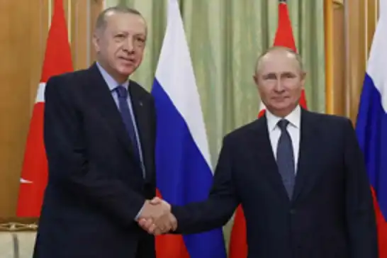 أردوغان يبحث مع بوتين العلاقات التركية الروسية والتطورات الإقليمية والدولية