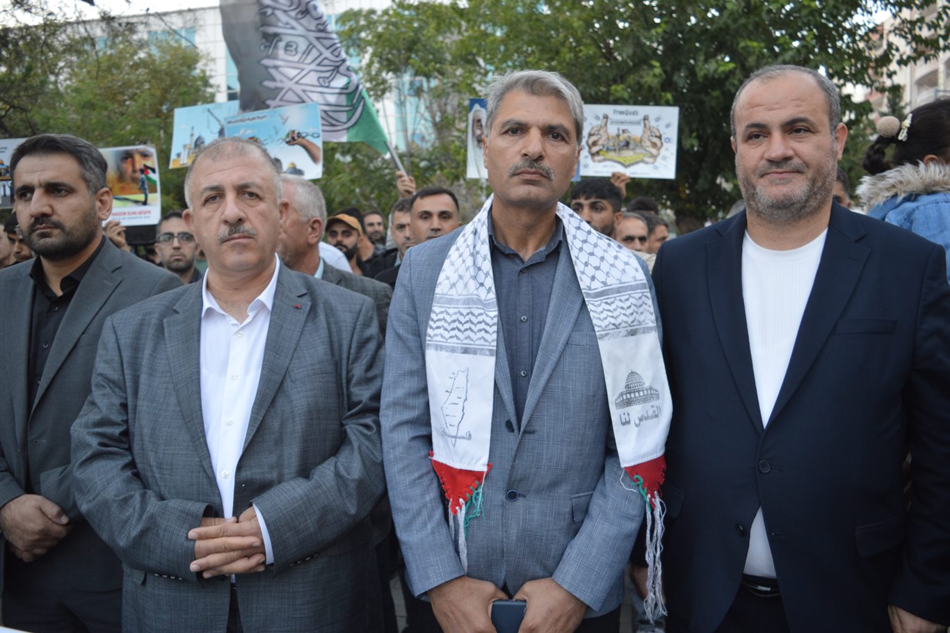 Siirt'te Aksa Tufanı yıl dönümünde Filistin için güçlü mesaj