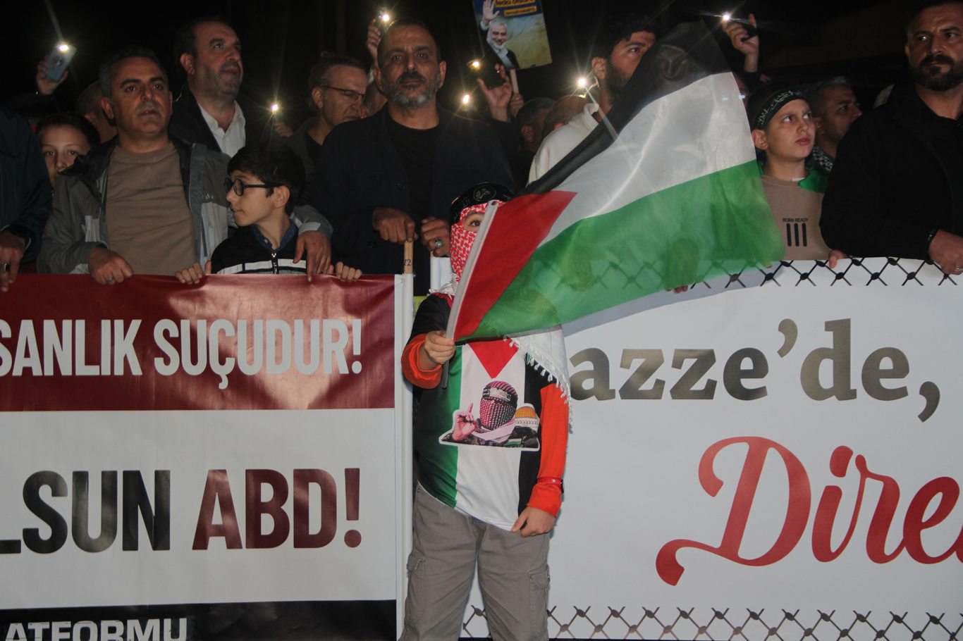 Bingöl’de Aksa Tufanı’nın 3. Yıl Dönümünde Yürüyüş ve Miting düzenlendi