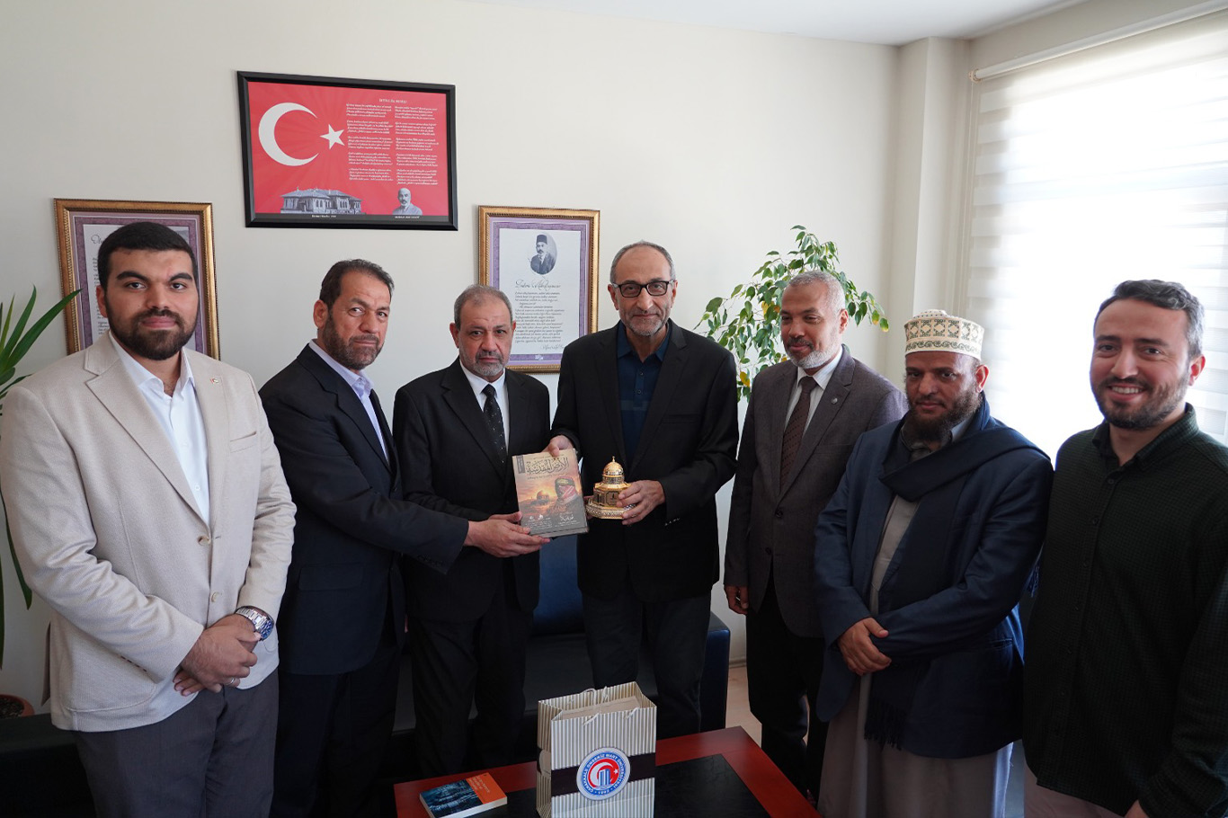 Filistin Alimler Birliği'nden Çanakkale Üniversitesi İlahiyat Fakültesine ziyaret