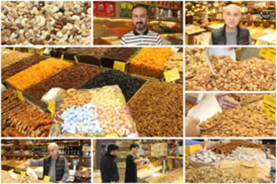 Havaların soğumasıyla kuruyemiş sezonu hareketlendi