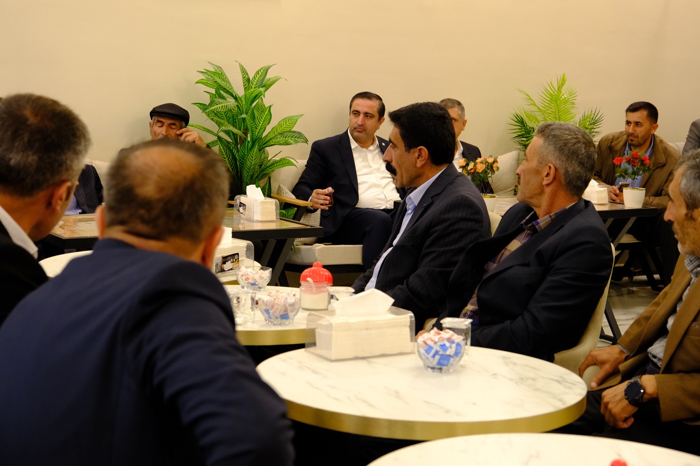 HÜDA PAR Milletvekili Serkan Ramanlı muhtarlarla toplantı 