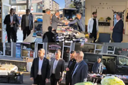HÜDA PAR Bingöl İl Başkanlığı’ndan Saray Mahallesi esnafına ziyaret