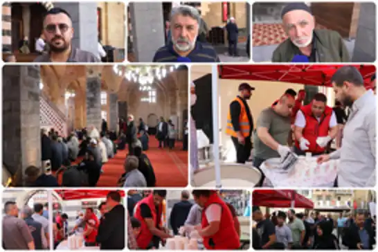 Tahtani Camii'nin açılışını cemaat ve esnaf sevinçle karşıladı