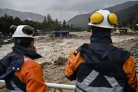 Şili’de sel felaketi: Mapocho Nehri taştı