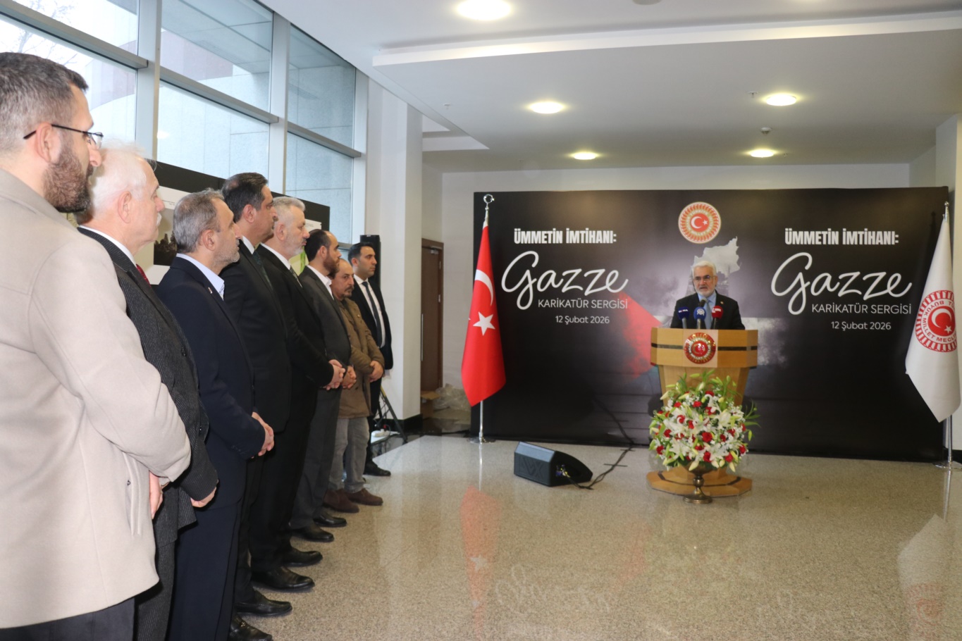 TBMM’de “Ümmetin İmtihanı: Gazze” sergisi açıldı