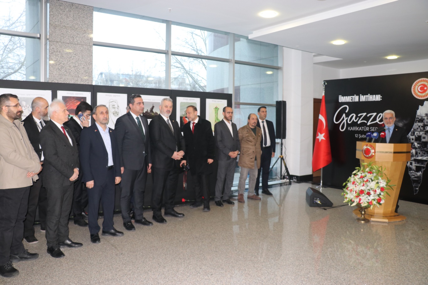 TBMM’de “Ümmetin İmtihanı: Gazze” sergisi açıldı