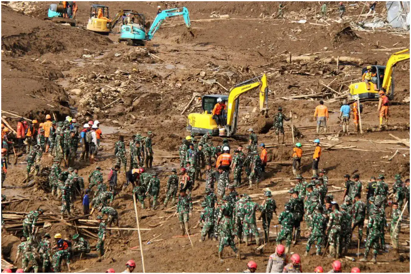 Death toll in West Java landslide climbs to 85 as rescue efforts continue