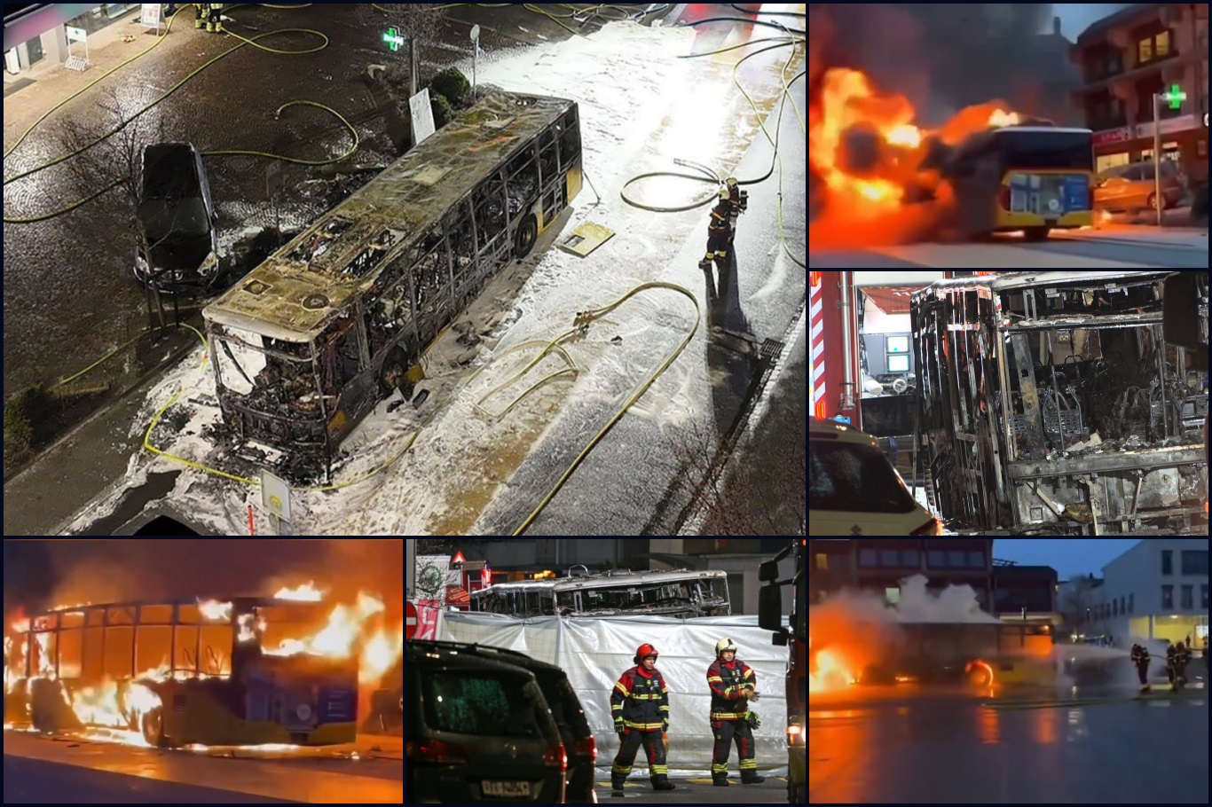 At least six dead in Switzerland bus fire, investigation underway ...