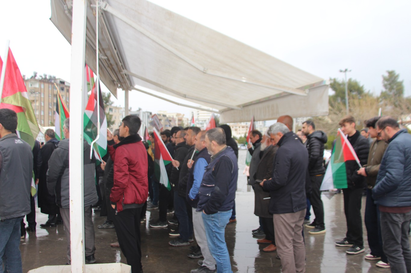 Mardin'de "Dünya Kudüs Günü" münasebetiyle basın açıklaması düzenlendi