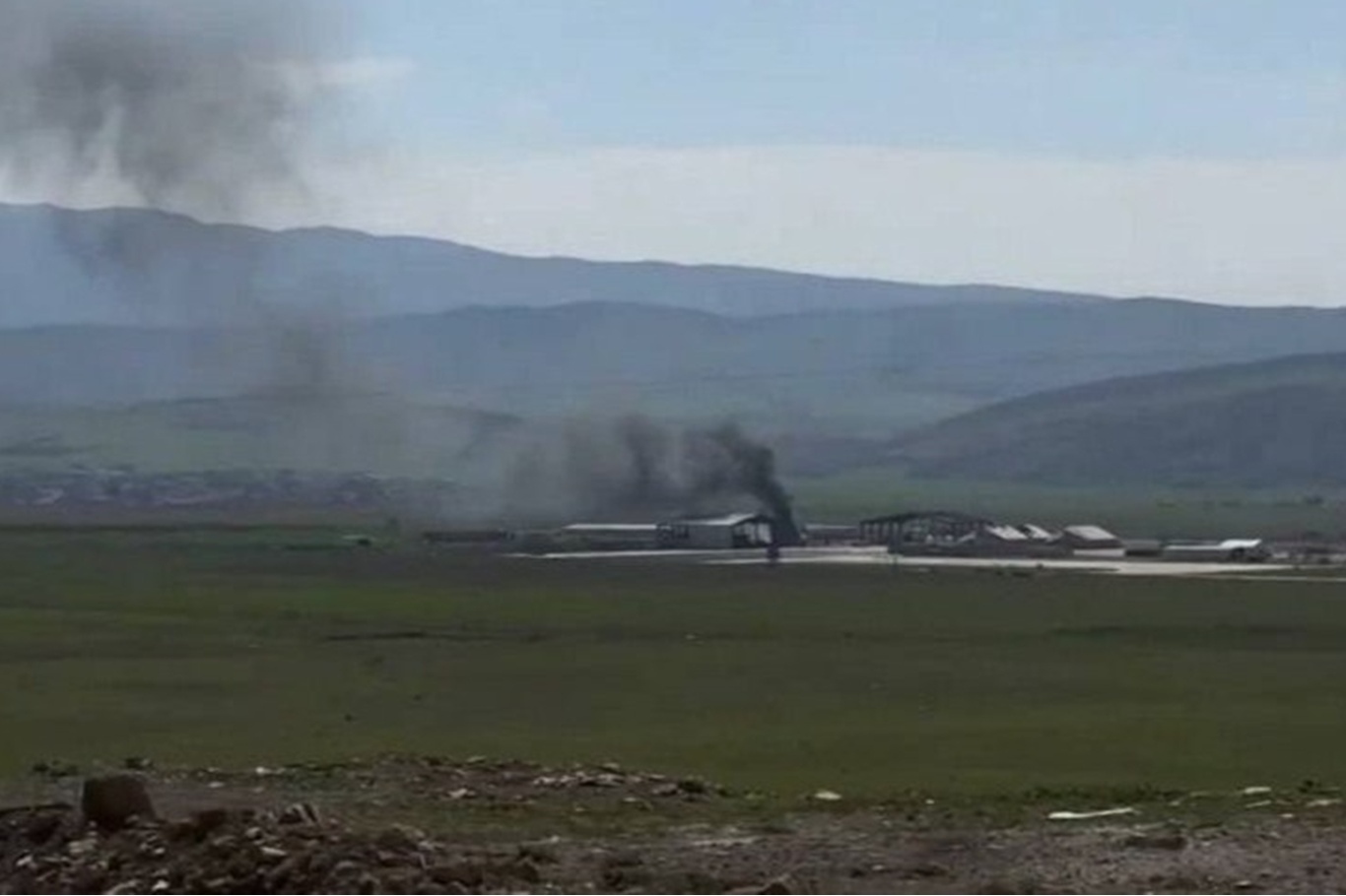 Iraqi resistance fighters destroy radar system at US airbase in Erbil