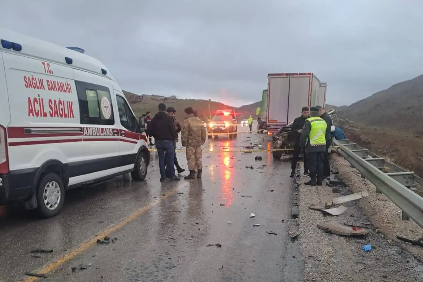 Malatya'da feci kaza: 3 ölü, 1 yaralı