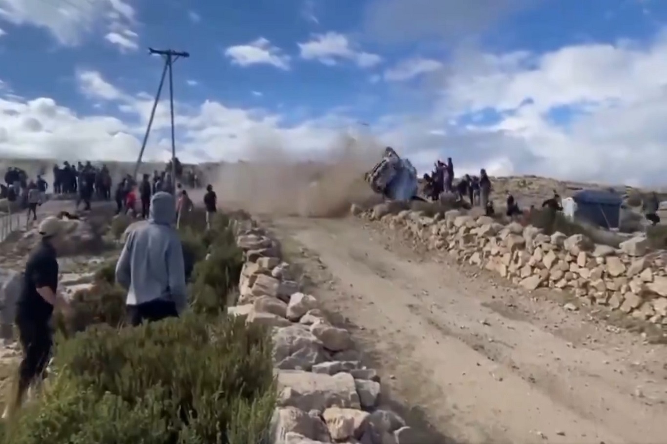 One spectator dead after rally car loses control, plows into crowd in Argentina