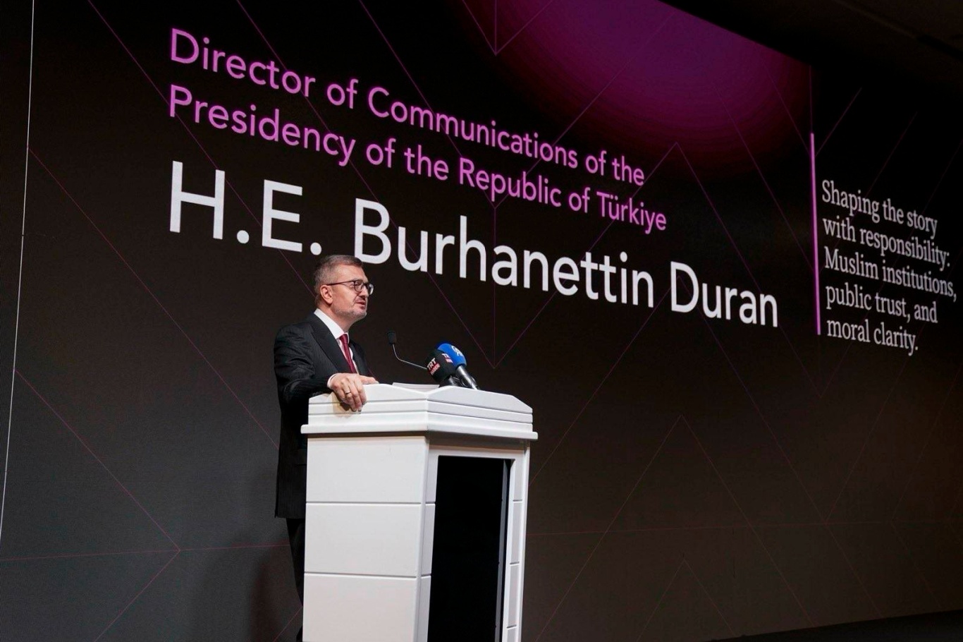 Turkish head of communications Burhanettin Duran warns of deepening global disorder at Muslim Impact Forum 2026 in Istanbul