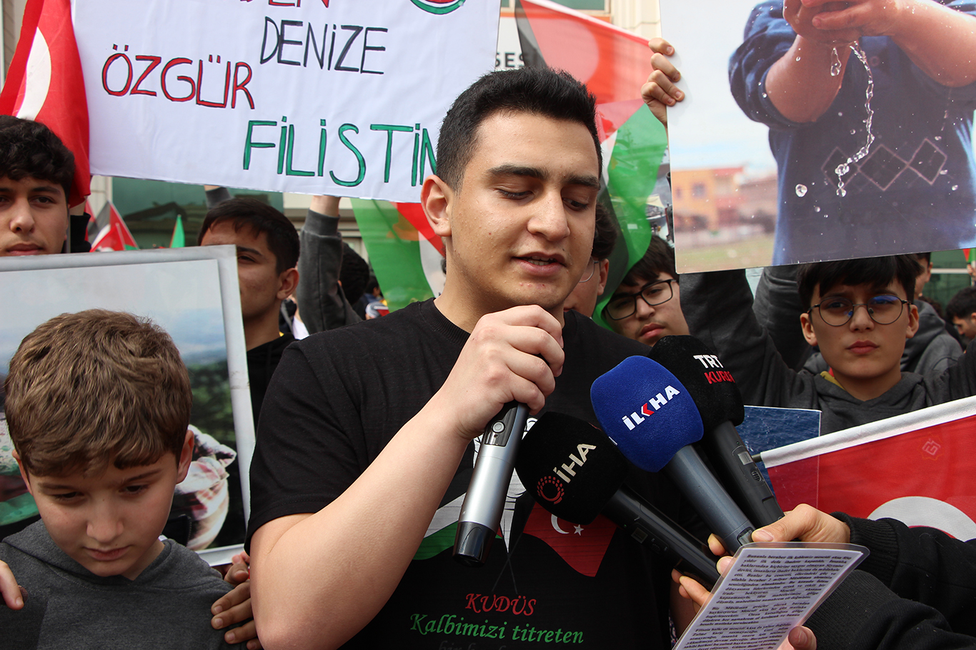 İmam hatip öğrencilerinden Gazze ve Mescid-i Aksa çağrısı