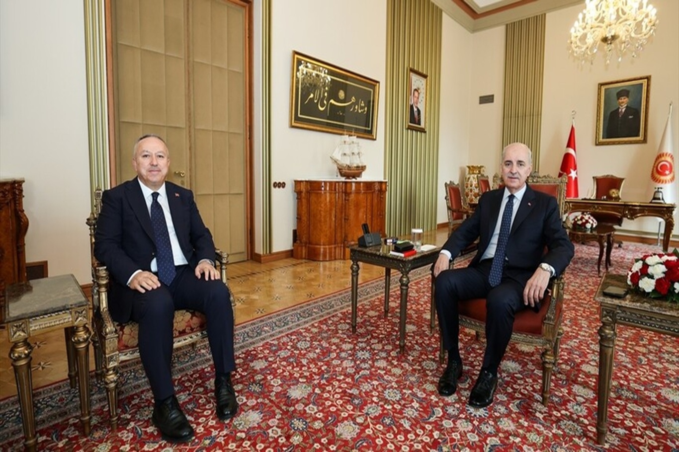Turkish parliament speaker holds series of key meetings amid regional diplomatic activity