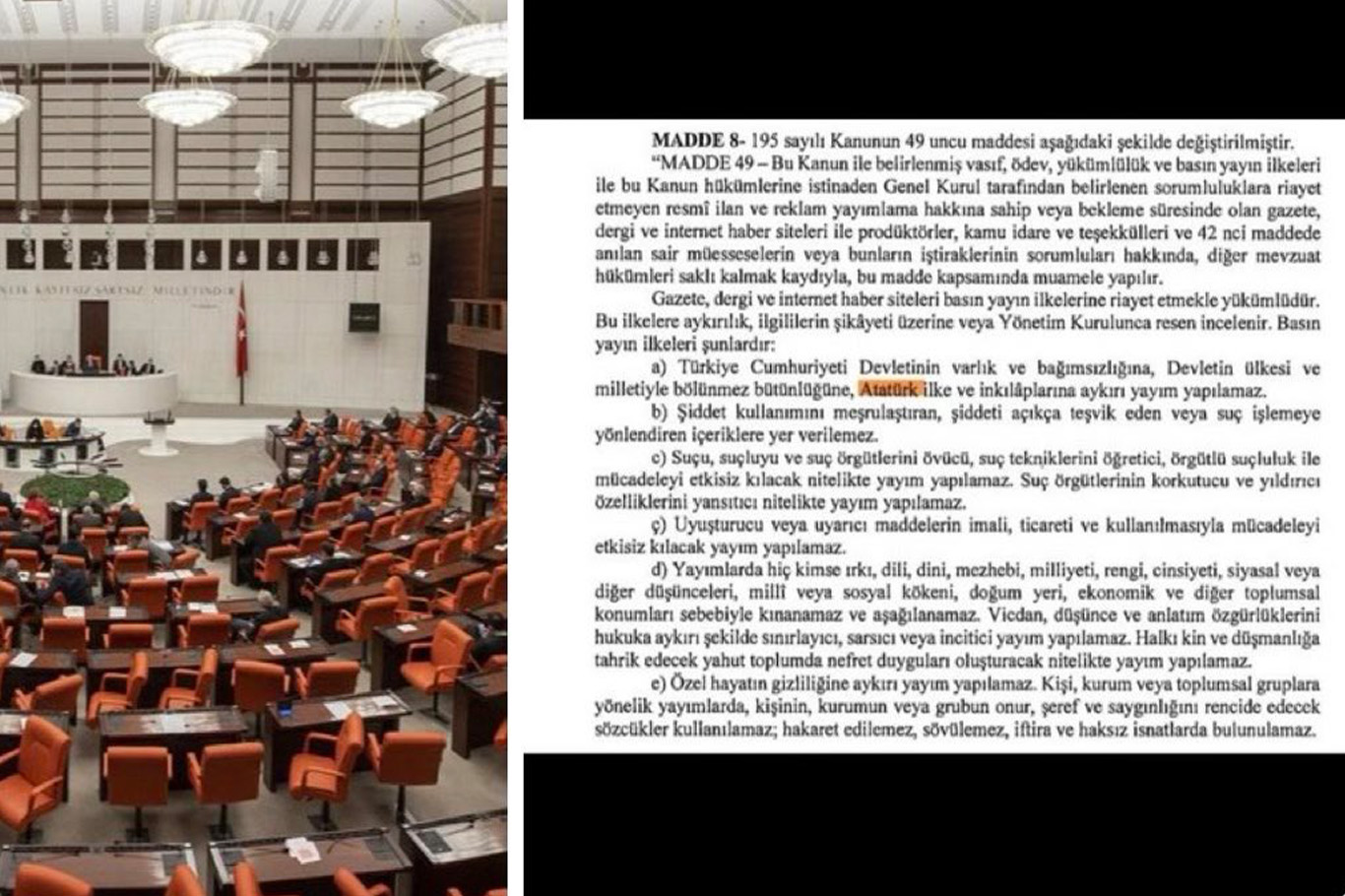 Torba yasadaki "Atatürk ilke ve inkılapları" düzenlemesine Mil-Diyanet Sen’den tepki