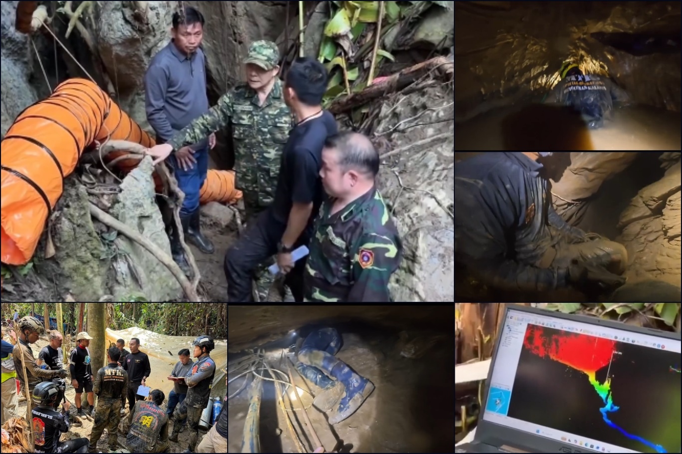 Rescue efforts continue for seven trapped inside cave in Laos