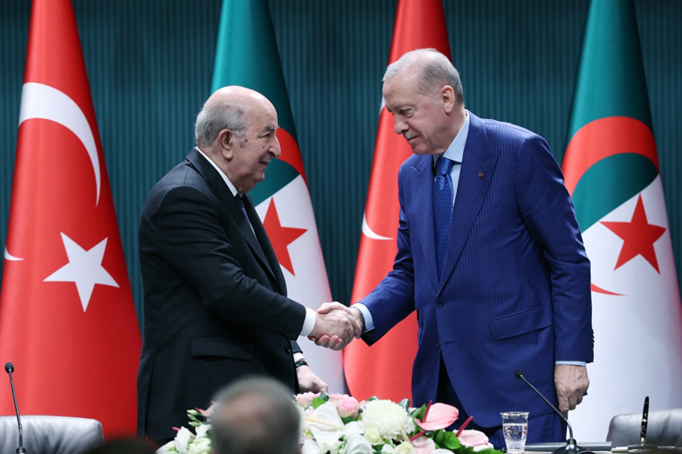 Erdoğan, Tebboune pledge to expand strategic Türkiye-Algeria partnership